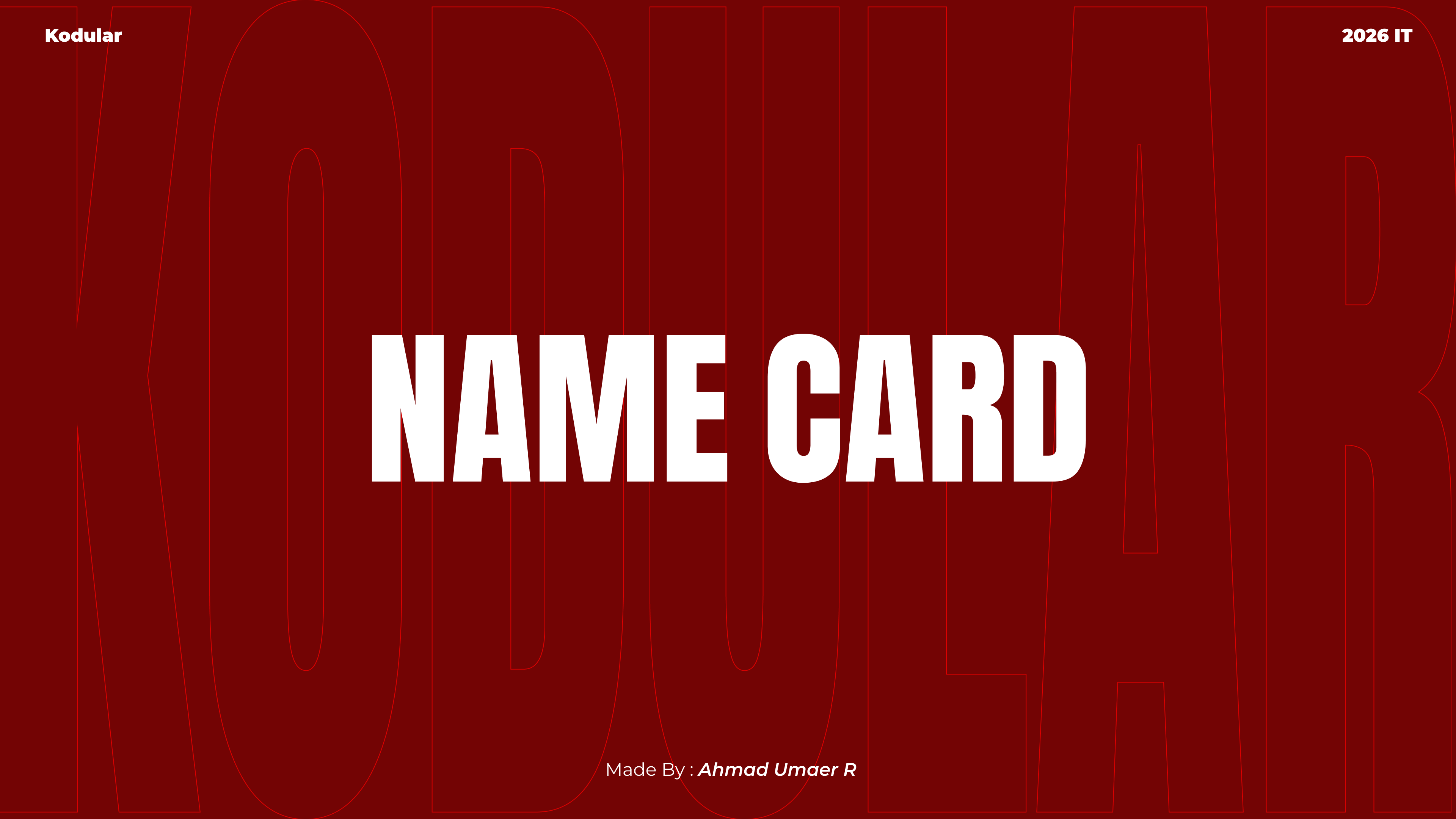 Name Card